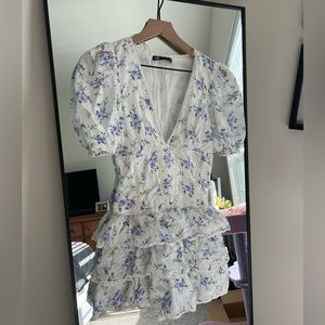 White floral Zara dress